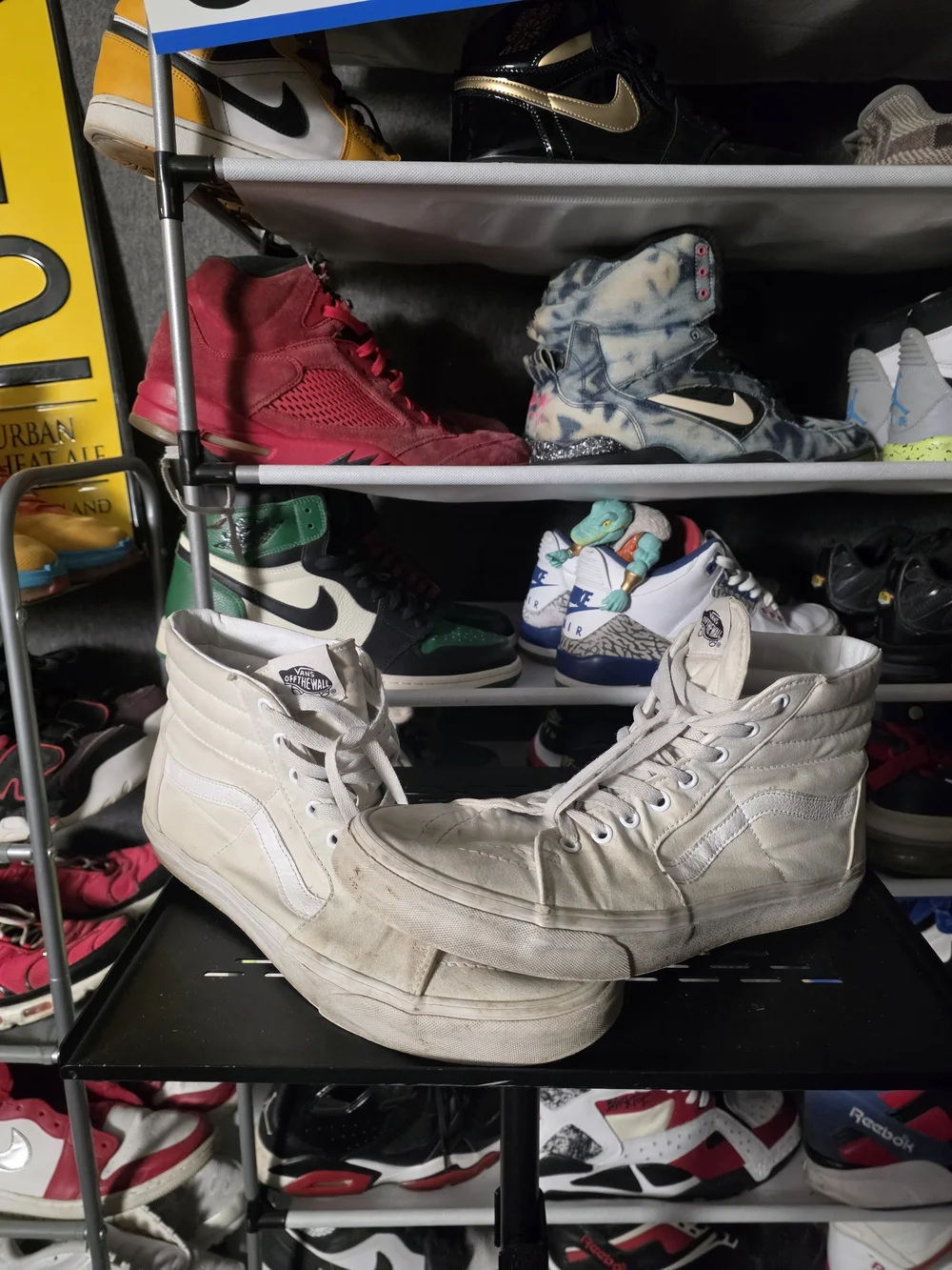 🔥 Vans Men Size 12 Beige High-Top Skate Sneakers